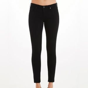 AG The Farrah Skinny Ankle, high-rise, black, Sz 28R
